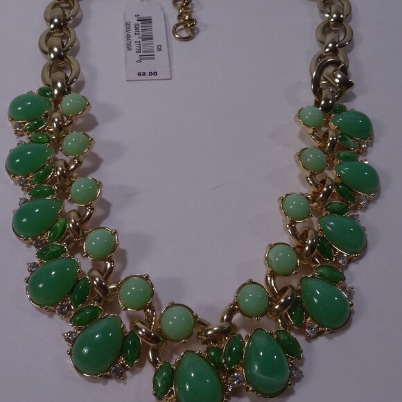 Lee by Lee Angel Lee Nordstrom Capril Cut Out Cabochon Crystal Necklace NWT 68 - Picture 1 of 4